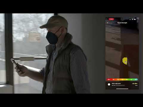 Карта сигнала WiFi с WiFiman