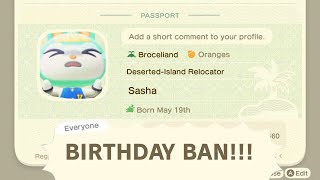 This Only Happens If You Create a Second Player on Sasha's Birthday in ACNH