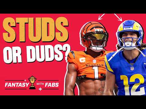 Biggest Fantasy Football DUDS: Should You Be Worried? | Michael Fabiano and Conor Orr