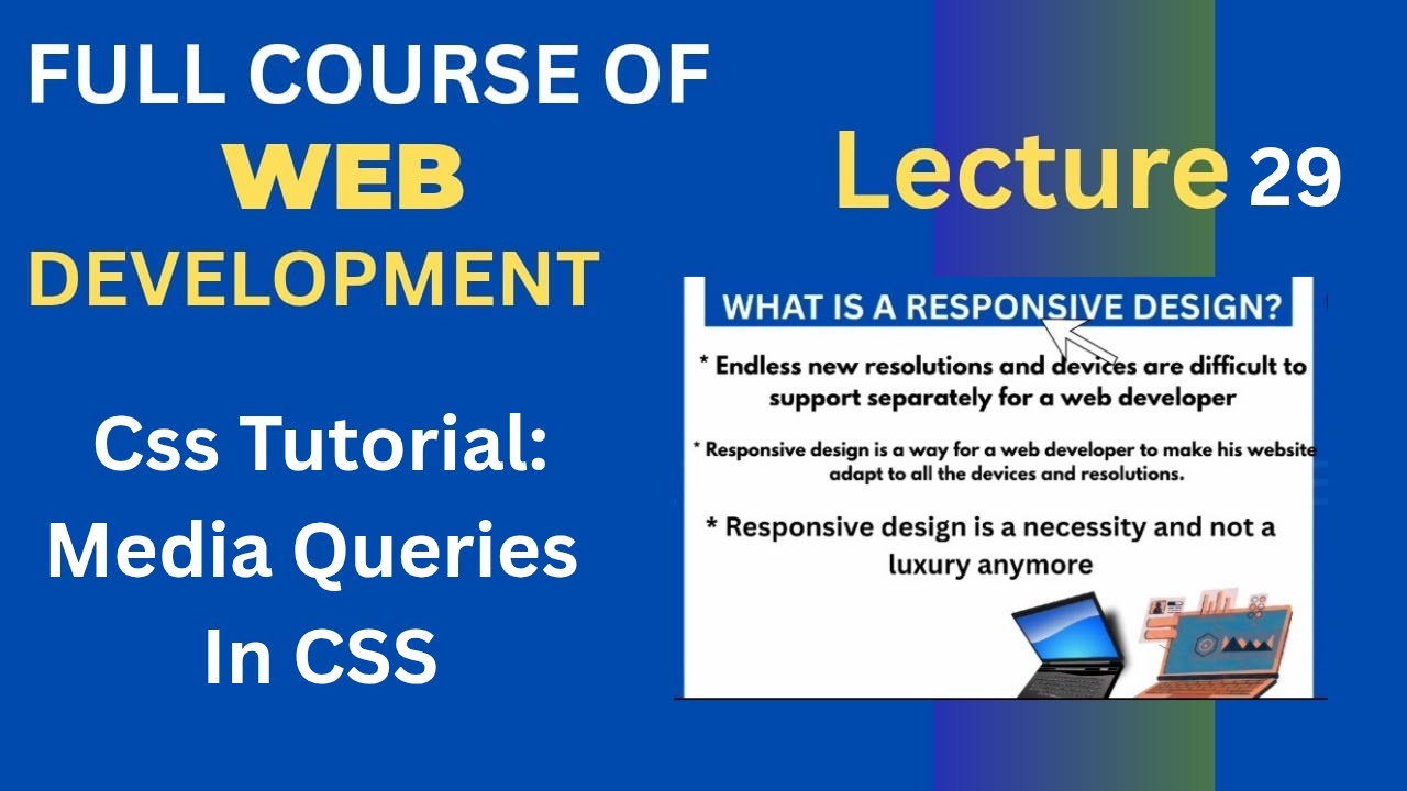 CSS Tutorial: Media Queries Explained|Responsive design|web development ...