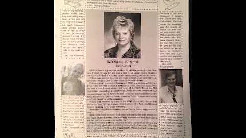 Barbara Philpot eulogy