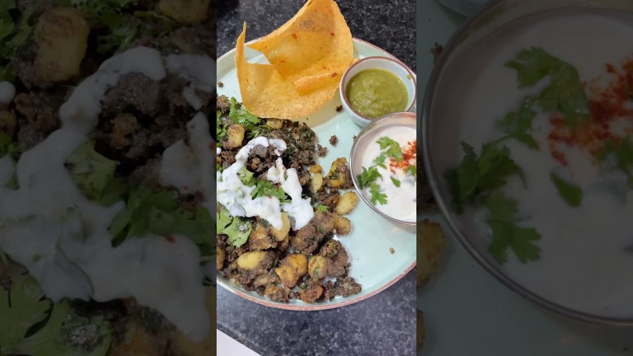 Allu Kuttu ke Pakode with Chutney and Raita😍 #aloo #kuttukepakode # ...