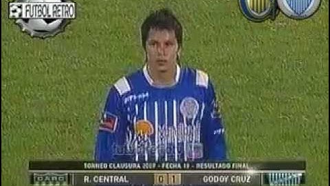 Rosario Central 0 vs Godoy Cruz 1 Clausura 2009 Borghello FUTBOL RETRO TV