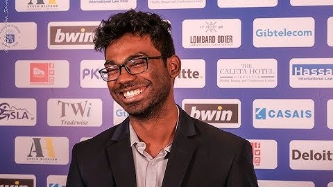 Round 8 Gibraltar Chess post-game interview with Sethuraman