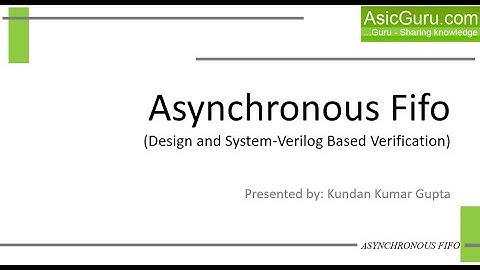 Asynchronous FIFO (Design and Verification using System Verilog)