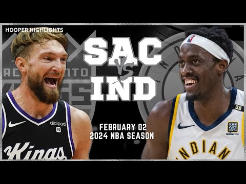 Sacramento Kings vs Indiana Pacers Full Game Highlights | Feb 2 | 2024 NBA Season