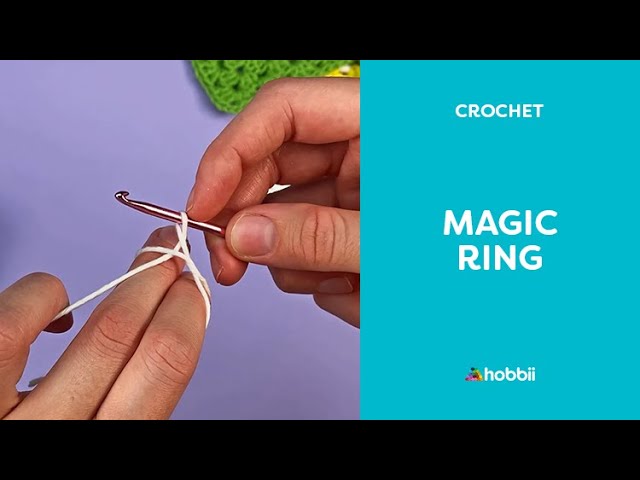 How to Crochet a Magic Ring (or Adjustable Ring) - Naztazia ®