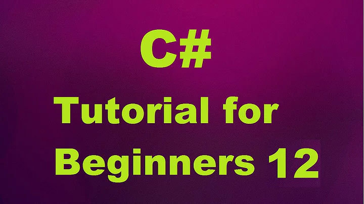 C# Tutorial for Beginners 12 - Passing Parameters and Return from Method