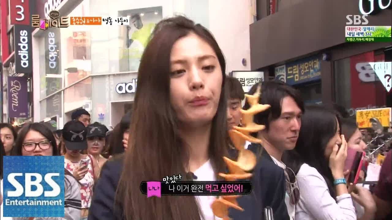 나나, 홍수현 명동 나들이 @SBS 룸메이트 140622