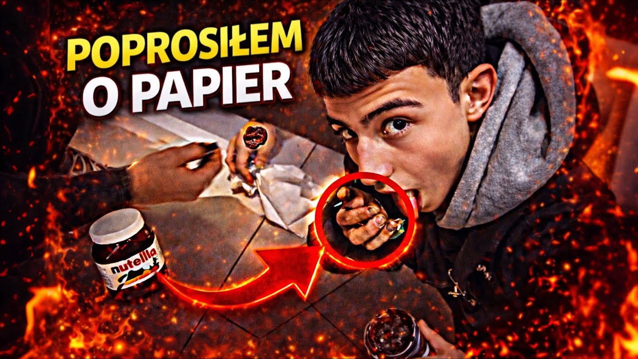 POSMAROWAŁEM MU RĘKĘ NUTELLĄ… nie spodziewałem się jego reakcji