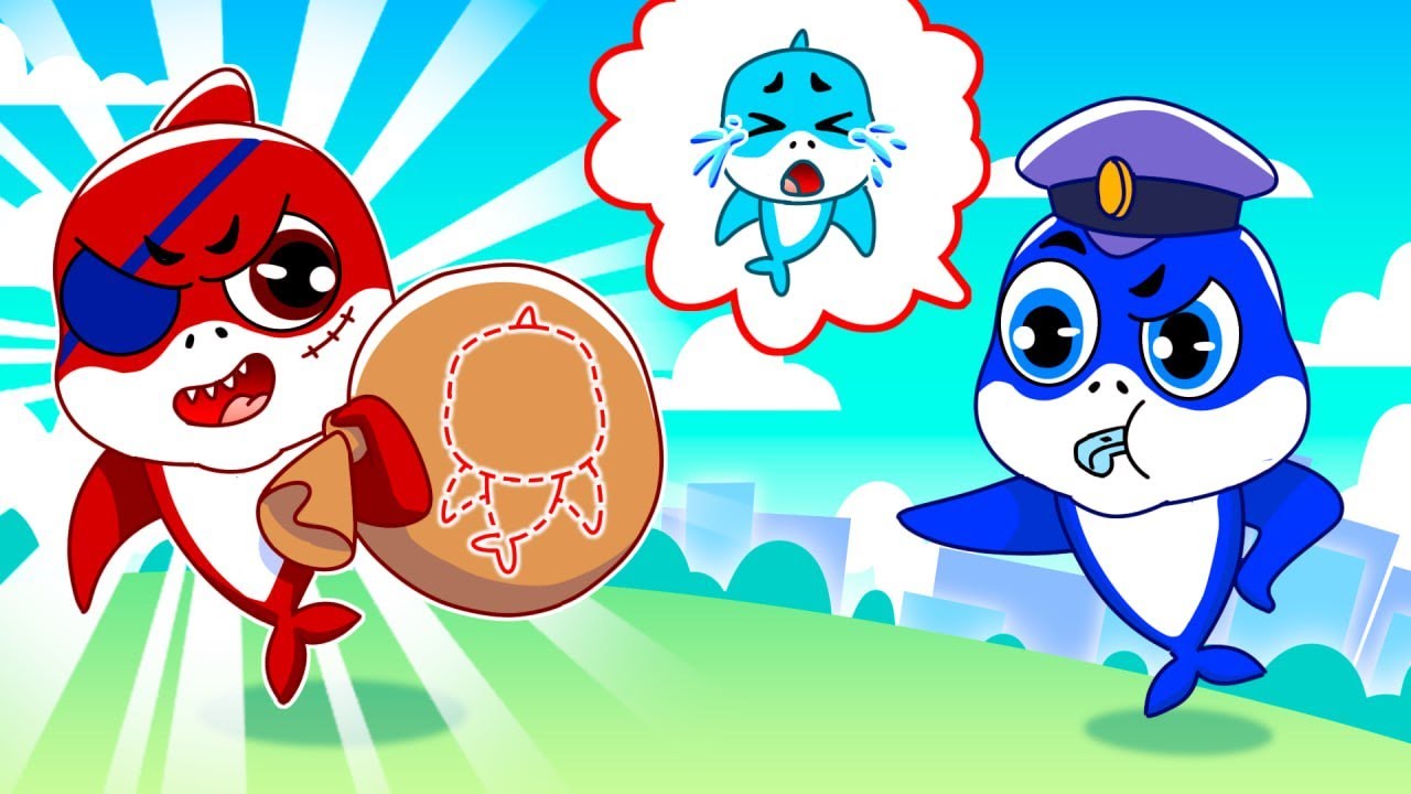 Baby was Taken by Thief Song 😨 | Funny Baby Shark Kids Songs + More ...