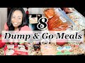 DUMP & GO CROCKPOT MEALS | WHAT'S FOR DINNER | #STAYHOME AND COOK WITH ME