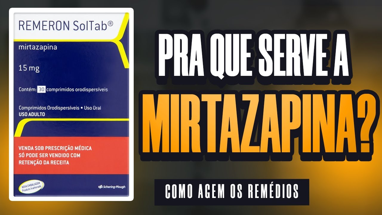 Entenda como a MIRTAZAPINA (REMERON) age no seu CÉREBRO!