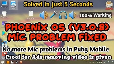 How to fix Mic or Sound 🎤🎧🔊 problem in Phoenix OS of any version in 5 second | Indian Tech Helper