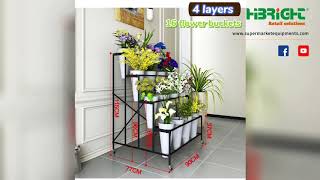 Flower Pot Display Rack