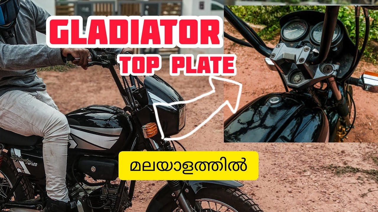 Gladiator top plate on splendor | splendor modified splendor modified ...