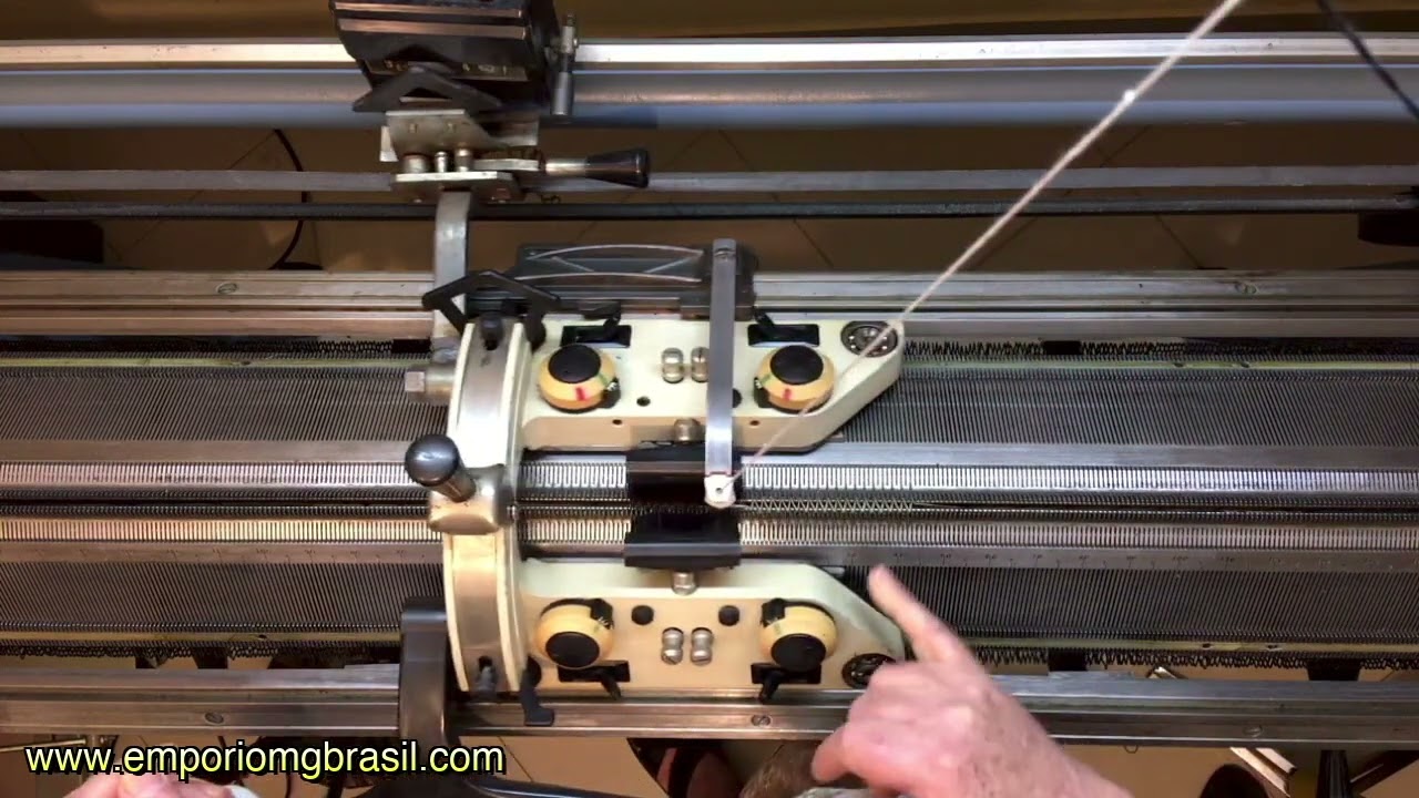 Como usar a maquina  de tricot coppo industrial