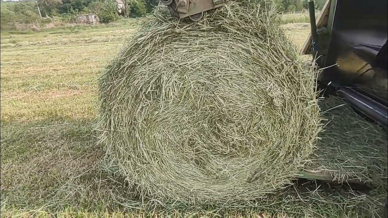 First small twine adjustment and raking. YouTube