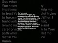 God who sees, prayer