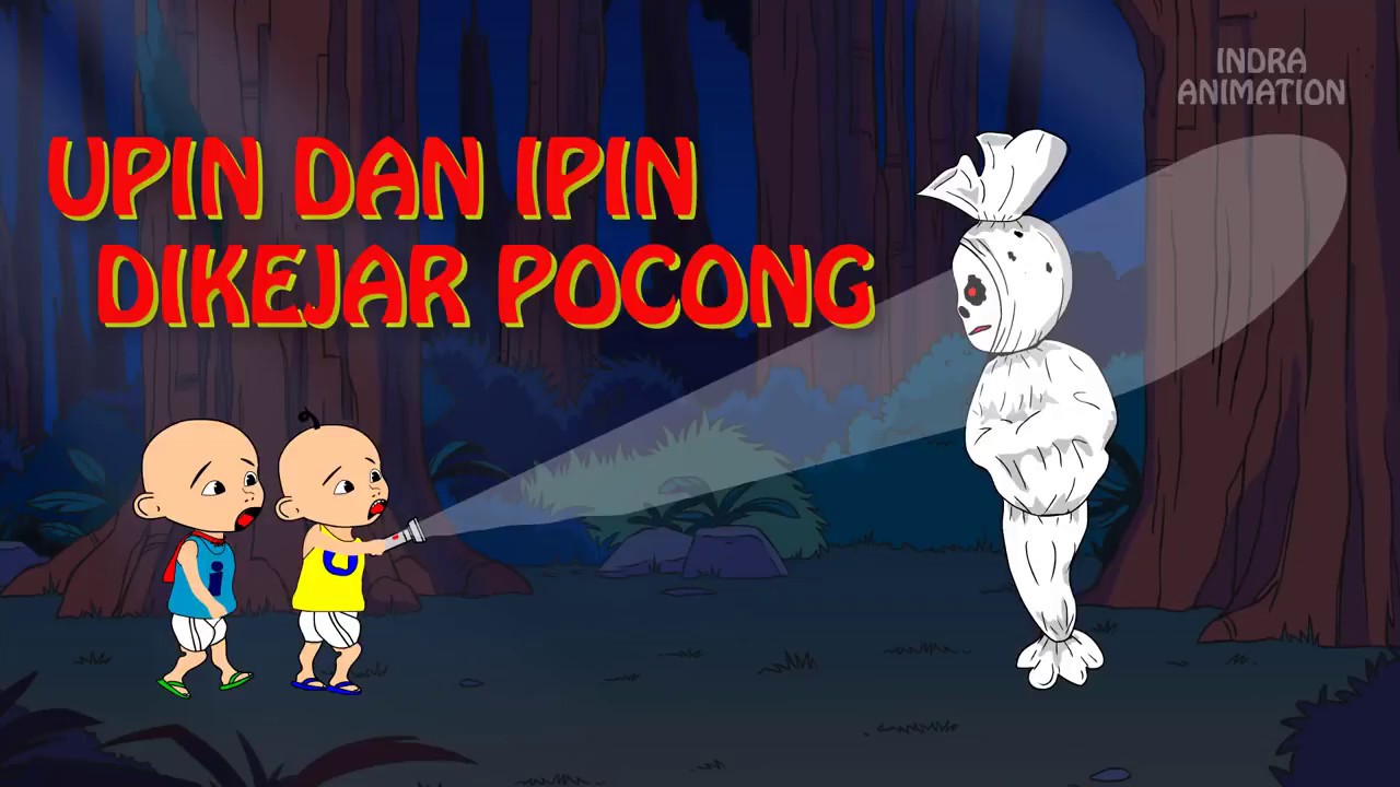  Film  Kartun  Paling Lucu Upin dan Ipin Dikejar Pocong  