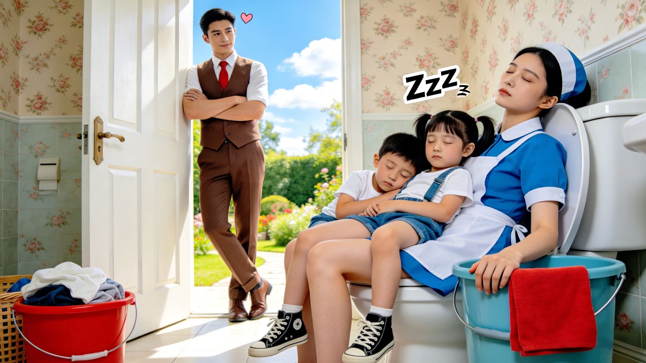 PDG a refusé 99 femmes. Voyant sa bonne et ses deux enfants dormant dans toilettes, coup de foudre💘🍀