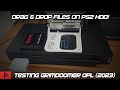 Drag and drop ps2 game files on large ps2 hard drives using grimdoomer opl build tutorial 2023