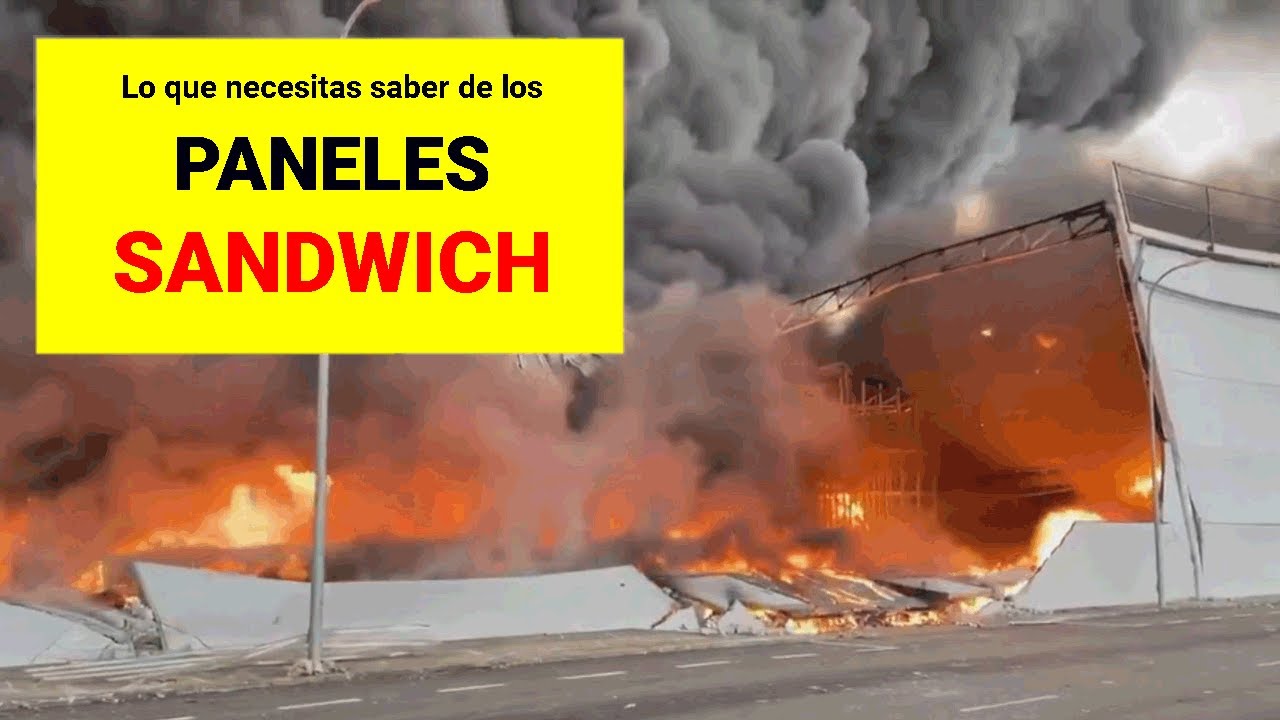 Paneles sándwich de poliuretano en caso de incendio - IPUR