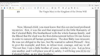 APPENDIX 23A - (Live) - Day 23 - Lesson 2  - Virgin Mary In the Kingdom of Divine Will