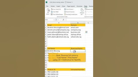 Excel Flash Fill: Learn It in less than 60 Seconds! #learndataanalyticswithblessing #dataanlysis