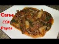 HOW TO MAKE CARNE CON PAPAS | MEXICAN STYLE STEAK WITH POTATOES |