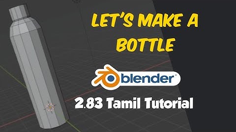 Model a Water bottle in 5 minutes | Low poly model | For noobs