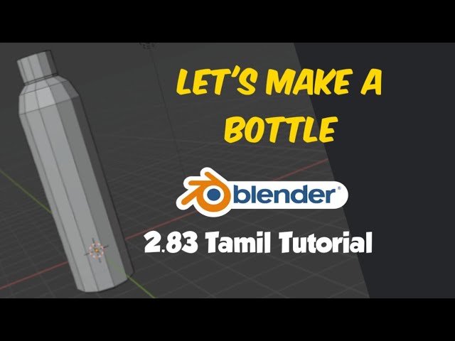 Blender Beginner Tutorial : Realistic Water Bottle 