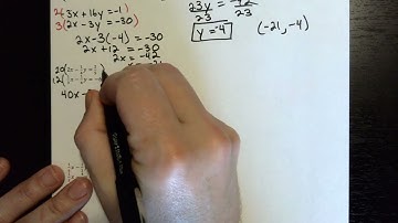 Solving a System of Linear Equations with Fractional Coefficients