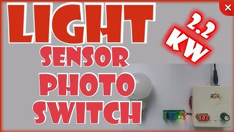 Mạch điện cảm biến ánh sáng đóng cắt relay 5V / 5V Light Sensor Photoswitch / Kenh Sang Tao Tre
