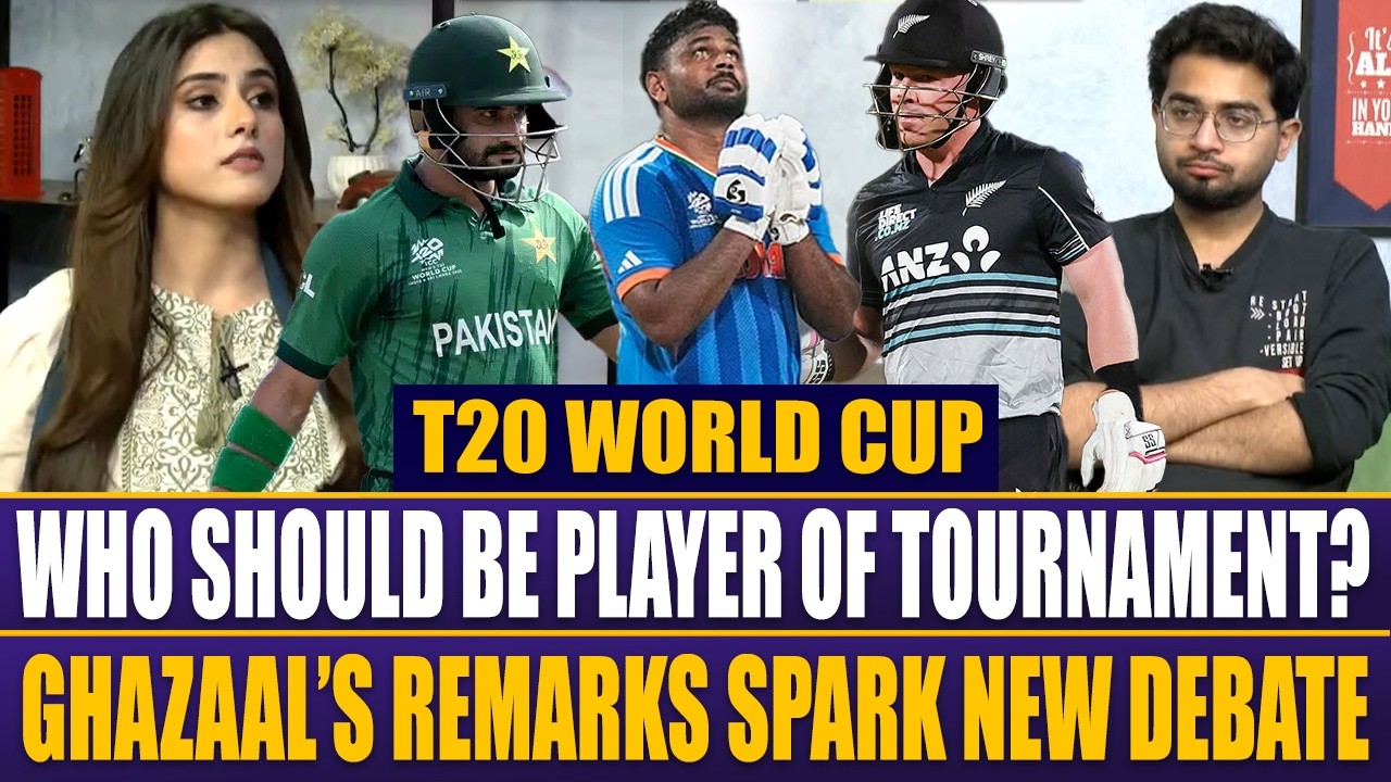 Who Should be Player of Tournament? | Ghazaal's Demand For Sahibzada Farhan Spark New Debate
