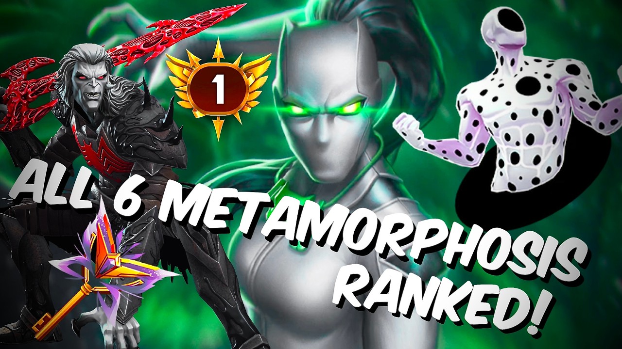 Metamorphosis Event Ranking ALL 6 Metamorphosis Event Ascension Champs! - Ascension Level 1 ...