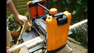 I bought myself a planer thicknesser - not the cheapest model on the market, but still at the 