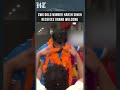 Watch: CWG Gold Medallist Harsh Singh Gets Grand Welcome at IGI Airport | #shorts