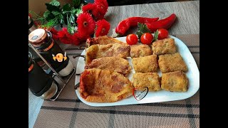 Bakina kuhinja - punjeni pohovani plavi   patlidžan i paprika bez prženja