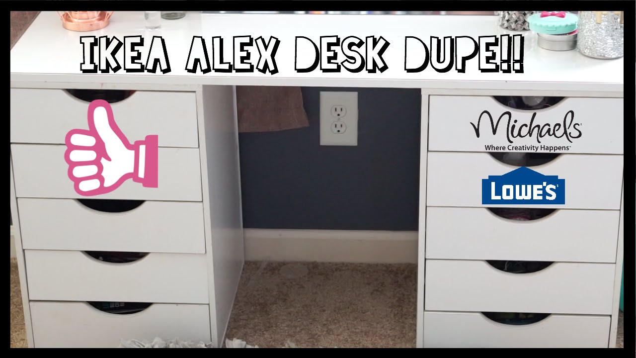 Diy Vanity Ikea Dupe Under 100 Youtube