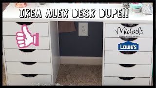 DIY Vanity (Ikea dupe) under $100