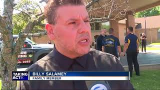 Tow truck procession for driver killed in crash