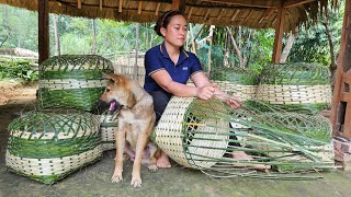 Handmade Bamboo Basket Weaving Process - Take Care Chickens, Birds, Pigs, Duck - Live With Nature