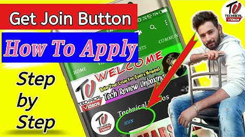 How To Enable Join Button on Youtube  Channel ! On Mobile 2020/ Technical Videos