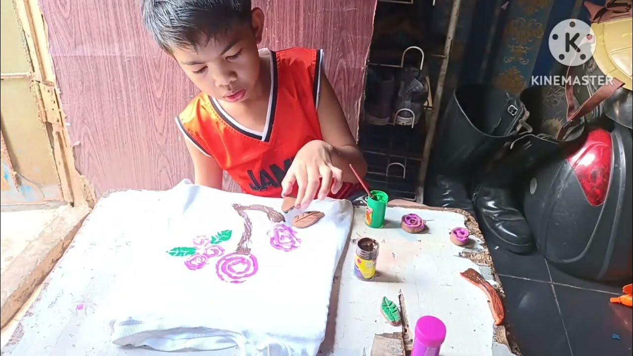 how to make relief printing using clay & poster paint grade 4 mapeh YouTube