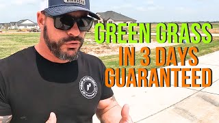 Green Grass Guaranteed In 3 Days! With Fast Release Fertilizer