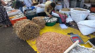 Shivdi dry fish market