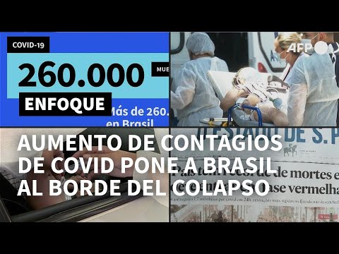 Al borde del colapso, Brasil enfrenta la fase más mortífera del covid-19 | AFP