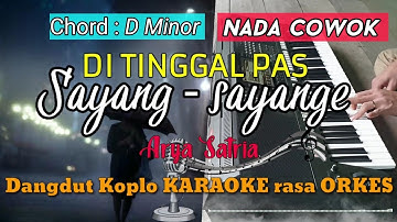 DI TINGGAL PAS SAYANG SAYANGE - Arya Satria Versi Dangdut Koplo KARAOKE rasa ORKES Yamaha PSR S970