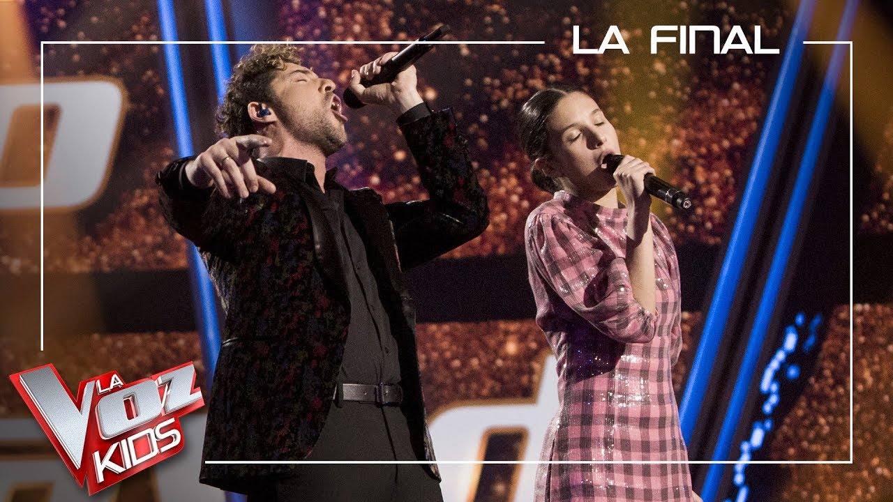 David Bisbal e Irene Gil cantan 'El ruido' | Final | La Voz Kids Antena 3 2019